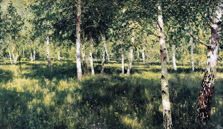 Birch Grove   Isaac Levitan