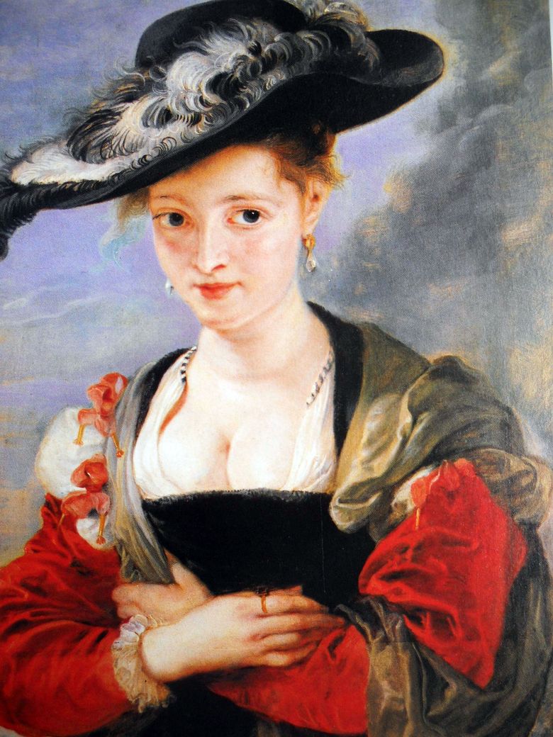 Portrait dune dame au chapeau de paille   Peter Rubens