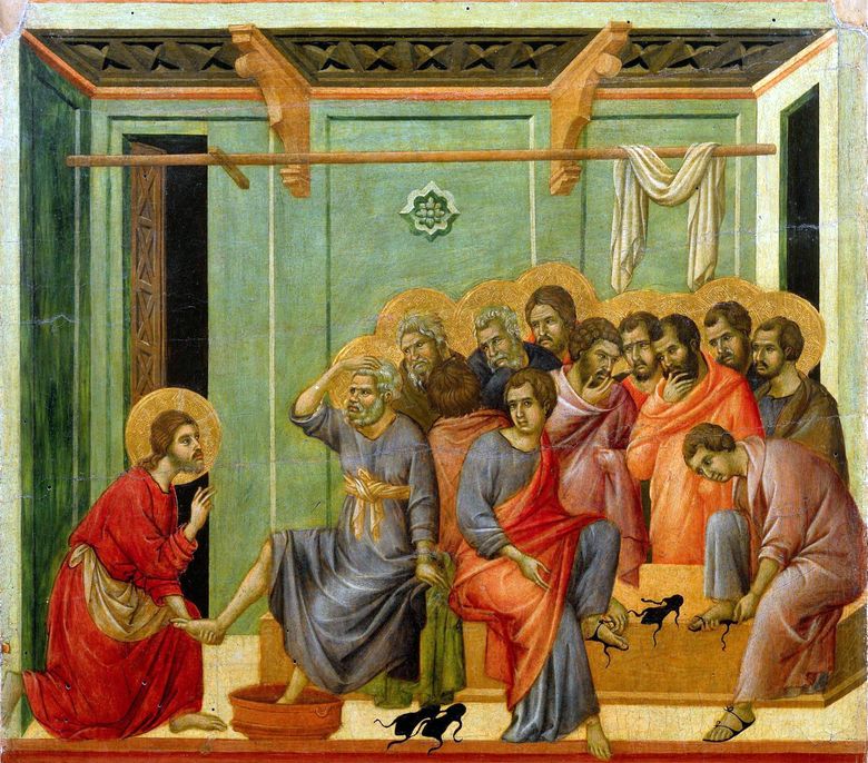 Lavage des pieds   Duccio di Buoninsenia