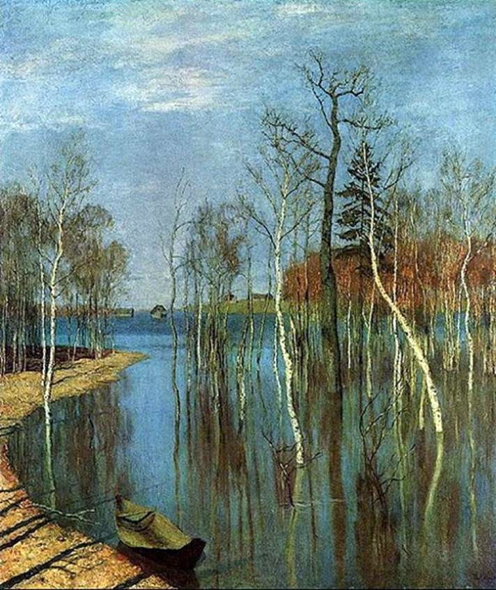 Printemps Grande eau   Isaac Levitan