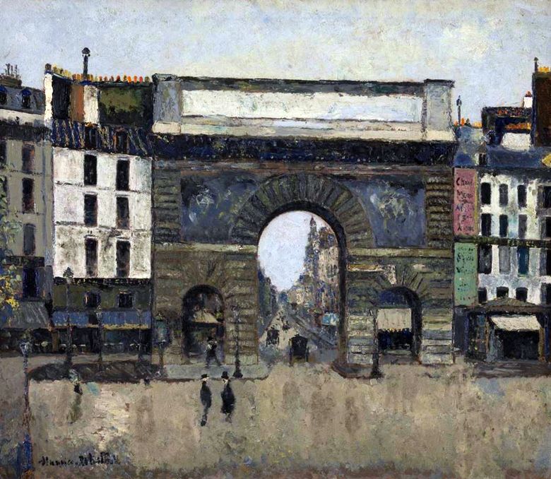 Porte de Saint Hazardin   Maurice Utrillo