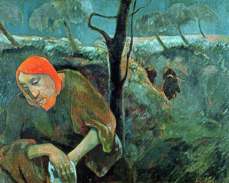 Prière pour le calice (Christ à Gethsémani)   Paul Gauguin
