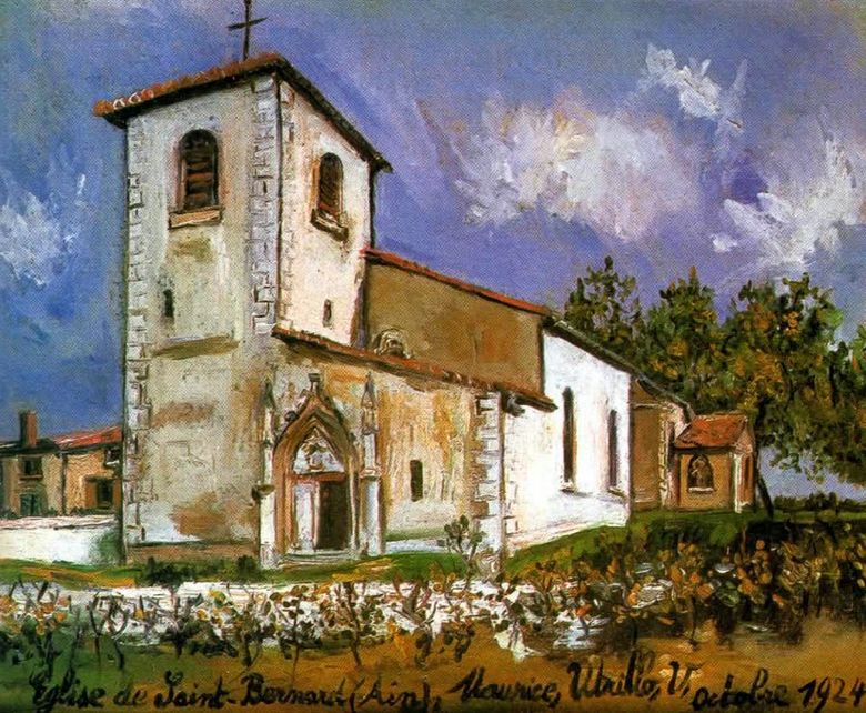 Eglise de Saint Bernard   Maurice Utrillo