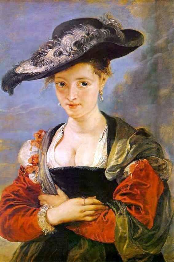 Portrait de Suzanne Furment (Chapeau de paille)   Peter Rubens
