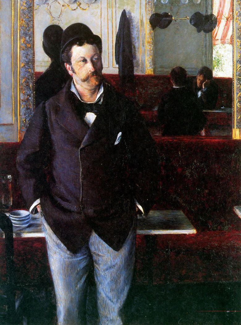 Au café   Gustave Caillebotte