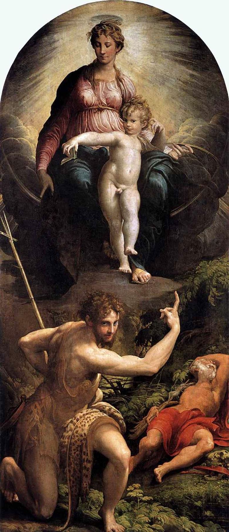 Vision de Saint Jérôme   Francesco Parmigianino