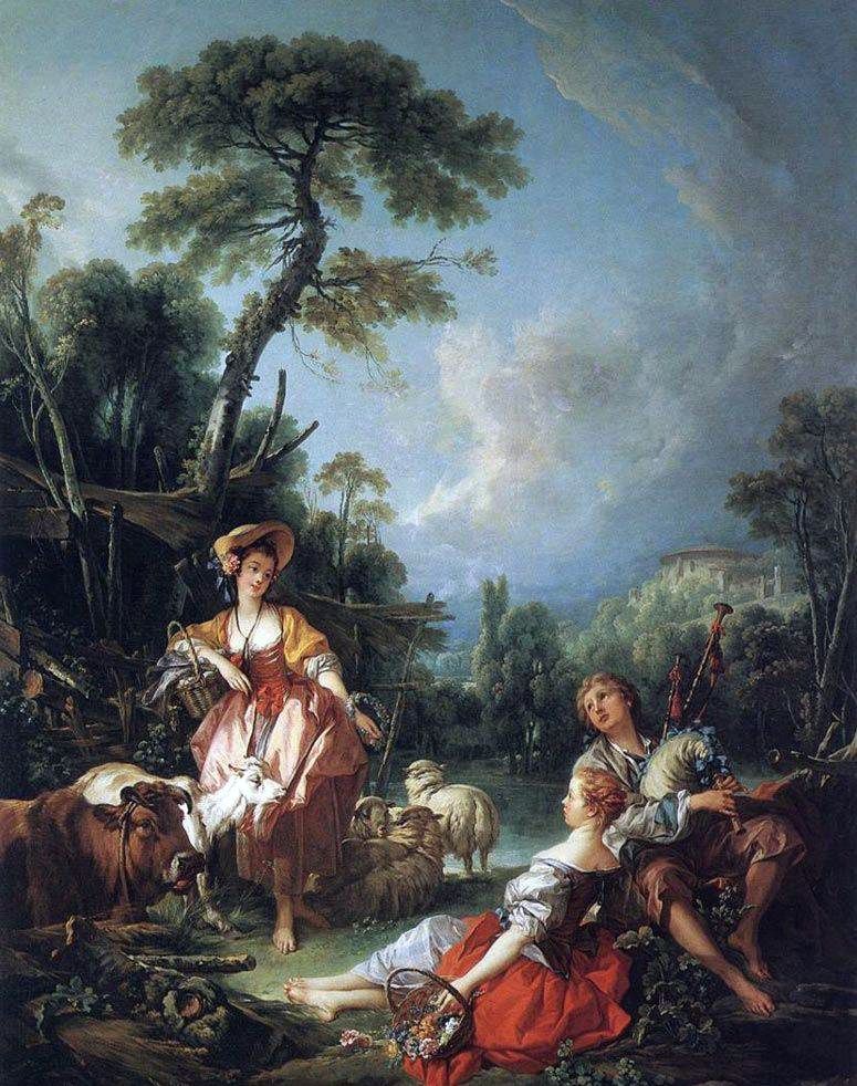 Pastorale dété   François Boucher