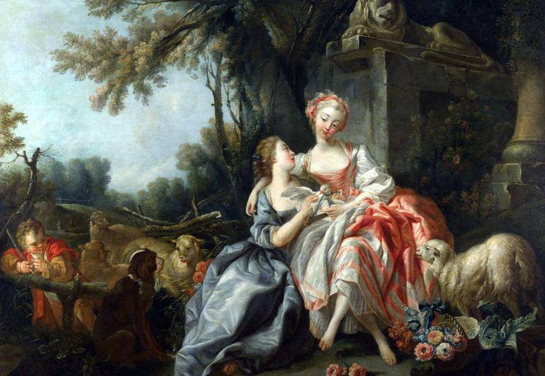 Lettre damour   François Boucher