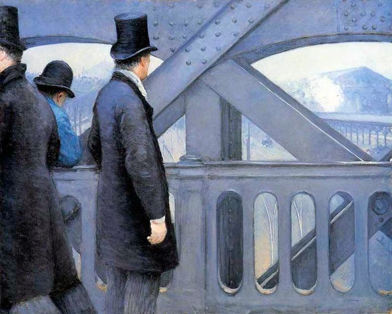 Sur le pont de lEurope   Gustave Caillebotte