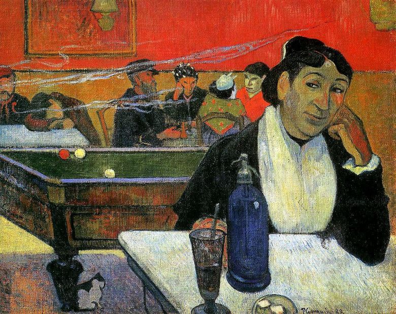 Café de nuit, Arles (Café de nuit à Arles)   Paul Gauguin