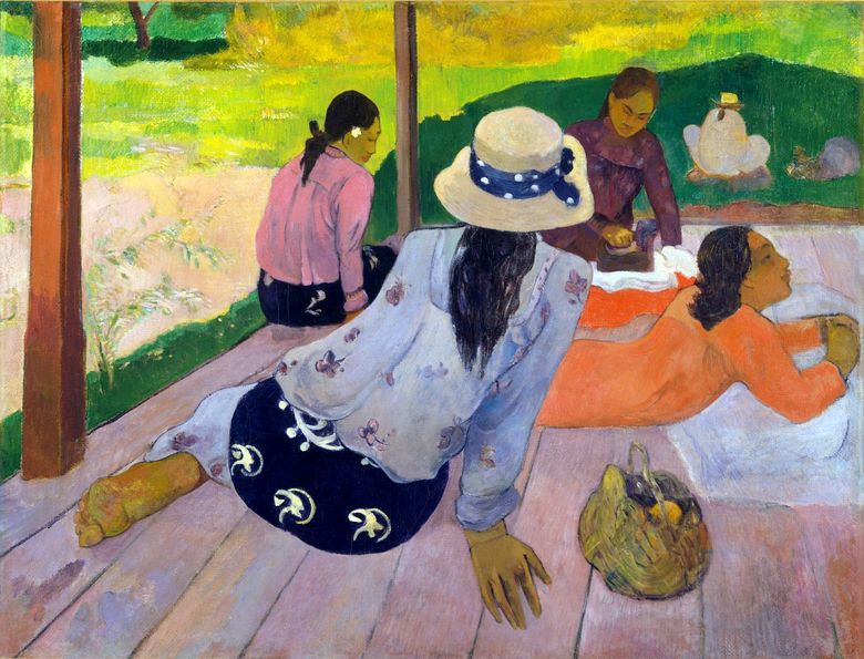 Pause déjeuner (sieste)   Paul Gauguin