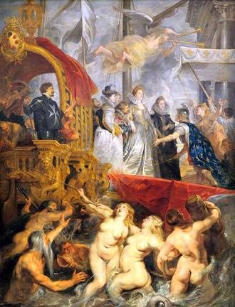 Arrivée de Maria Medici à Marseille   Peter Rubens