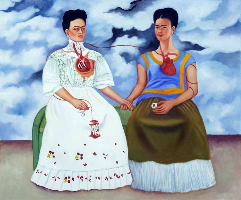 Deux Frida   Frida Kahlo