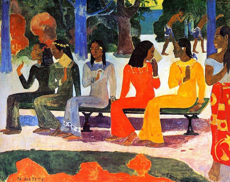 Aujourdhui, nous nirons pas au marché   Paul Gauguin