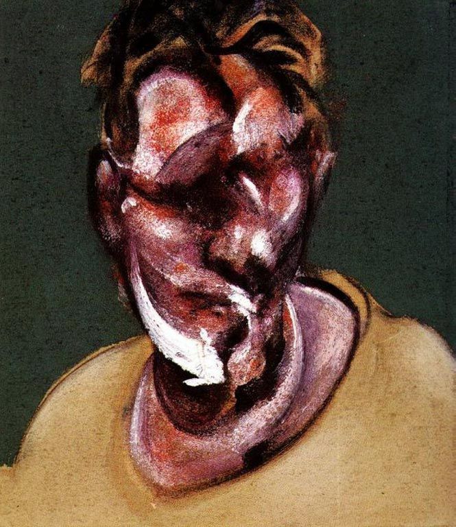 Portrait de Lucian Freud   Francis Bacon