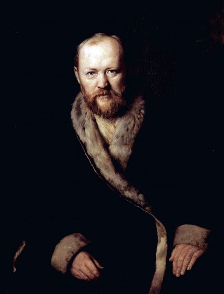 Portrait de A. N. Ostrovsky, écrivain   Vasily Perov