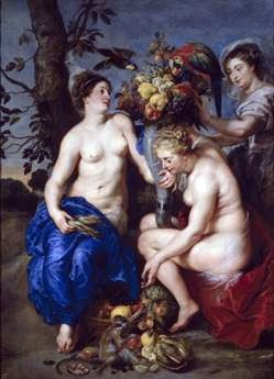 Cérès et les deux nymphes   Peter Rubens