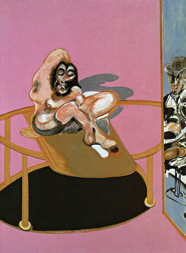 Figure dans le miroir   Francis Bacon