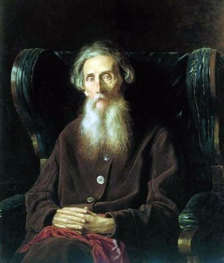 Portrait de lécrivain Vladimir Ivanovich Dahl   Vasily Perov