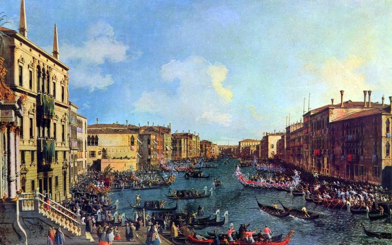 Régate du Grand Canal   Antonio Canaletto