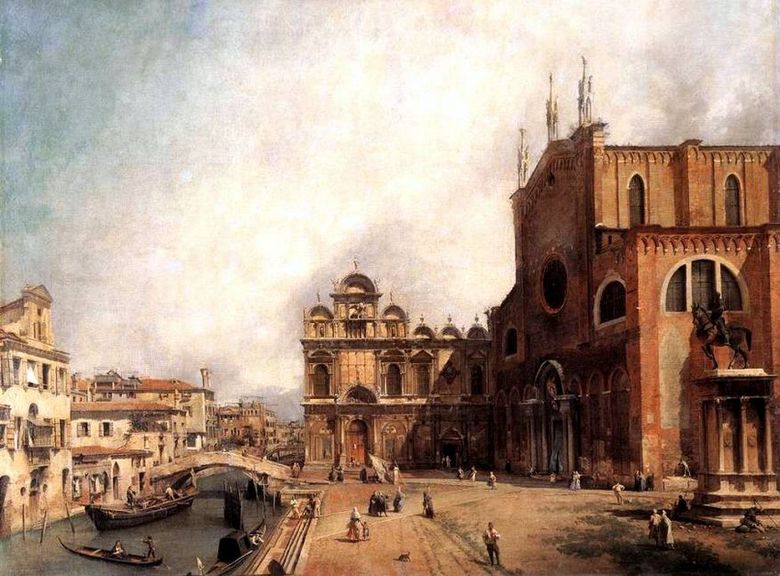Cathédrale de San Giovanni e Paolo et Piazza San Marco   Antonio Canaletto