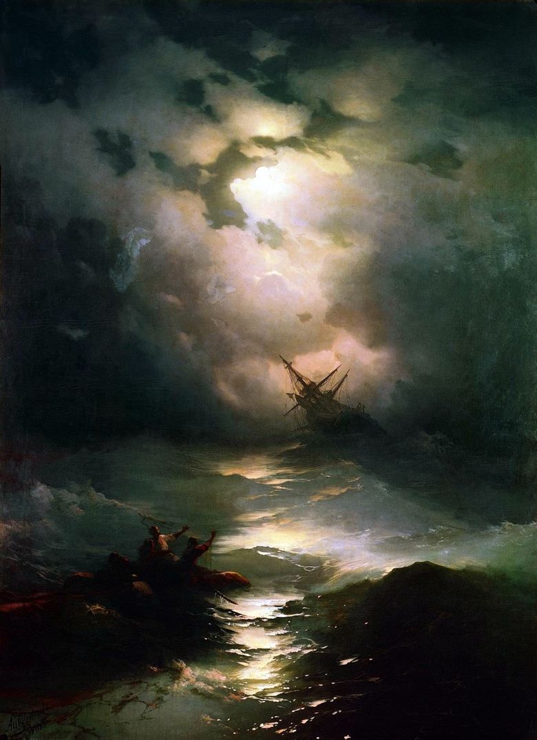 Tempête sur la mer du Nord   Ivan Aivazovsky