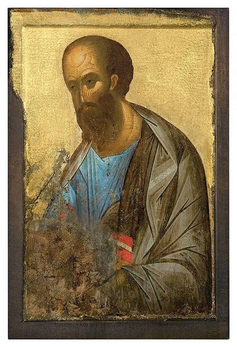 Apôtre Paul du rite de deesis   Andrei Rublev