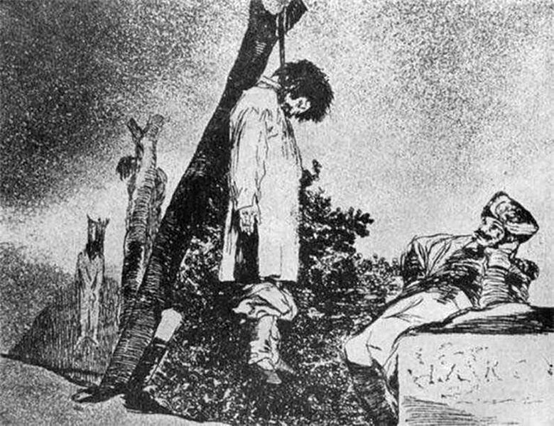 Gravures Capriccios (Caprices) Horreurs de guerre   Francisco de Goya