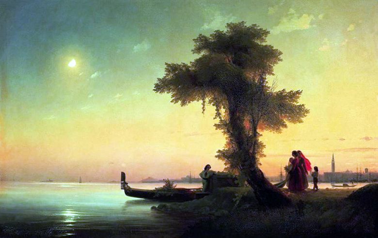 Vue sur le lagon vénitien   Ivan Aivazovsky