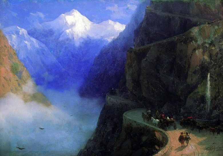 La route de Mljet à Gudaur   Ivan Aivazovsky