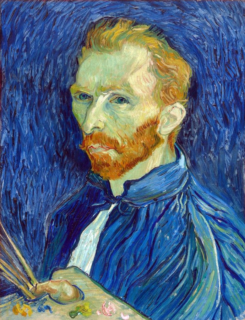 Autoportrait à la palette   Vincent Van Gogh