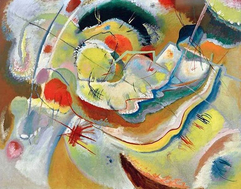 Une petite image avec du jaune   Vasily Kandinsky