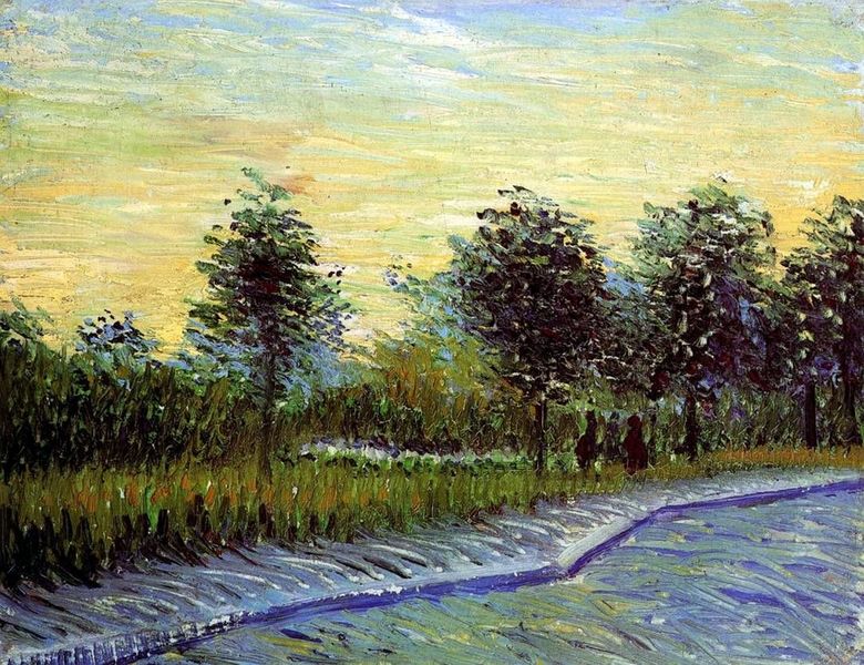 Ruelle du parc dArganson à Agnere   Vincent van Gogh