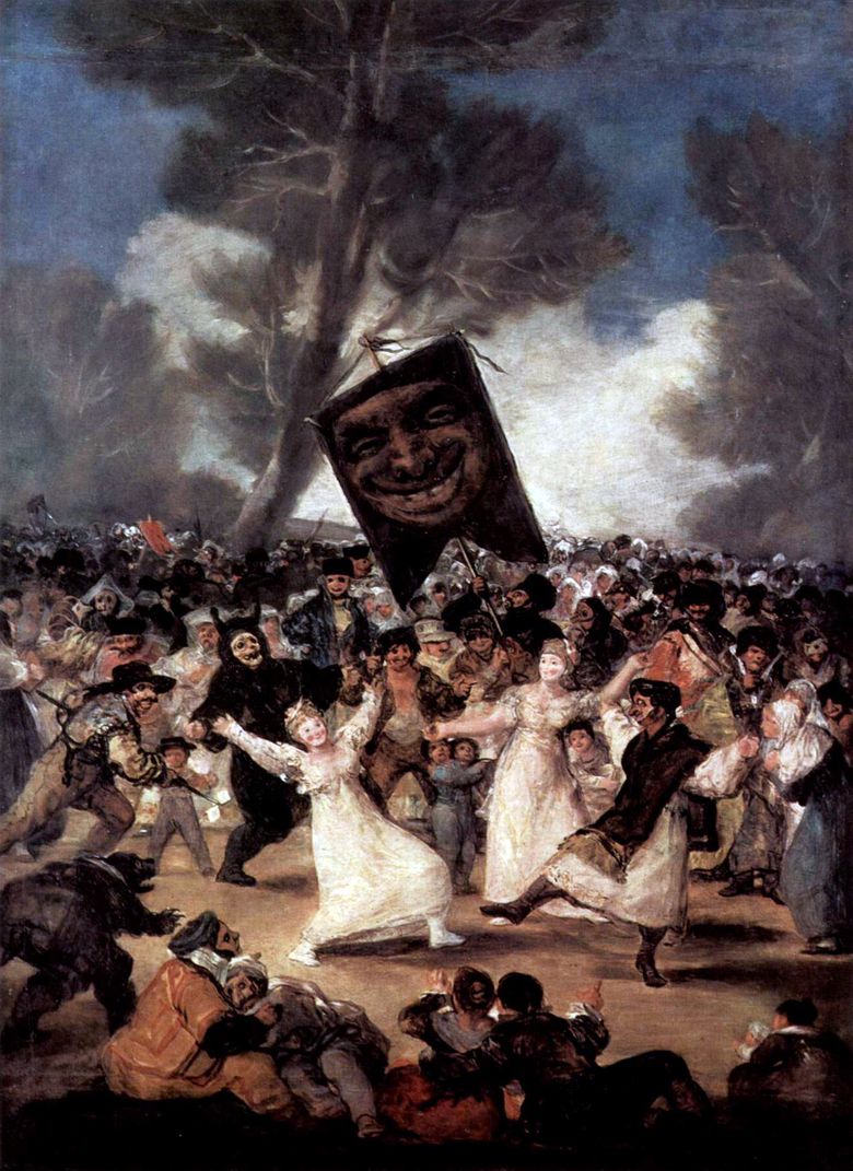 Funérailles Sardink   Francisco de Goya