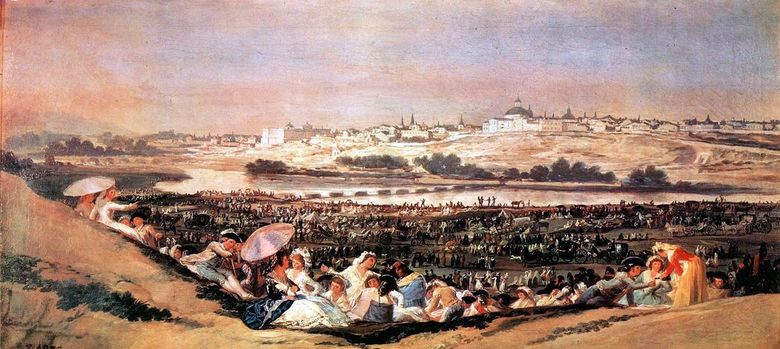 Fête de Saint Isidre (Romeria)   Francisco de Goya
