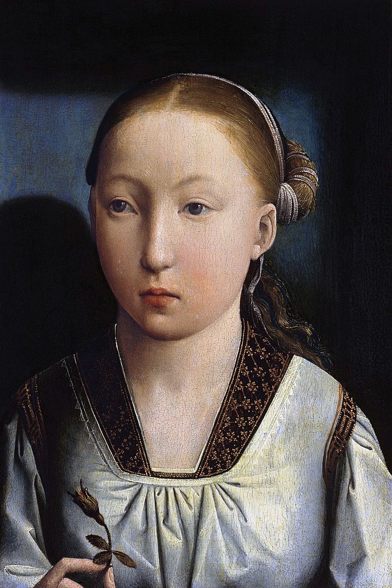 Portrait dune fille   Juan de Flandes
