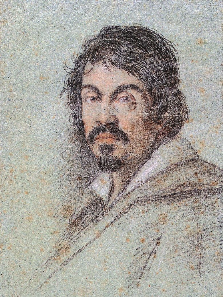 Portrait du Caravage   Ottavio Leoni