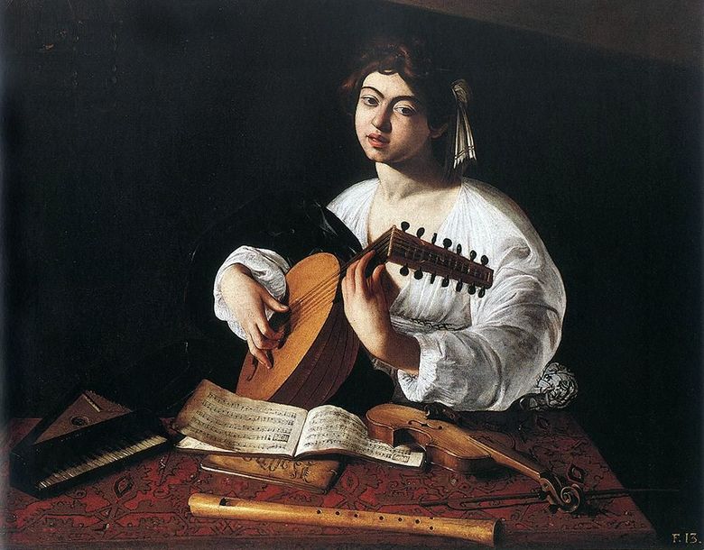 Lutenist   Michelangelo Merisi da Caravaggio