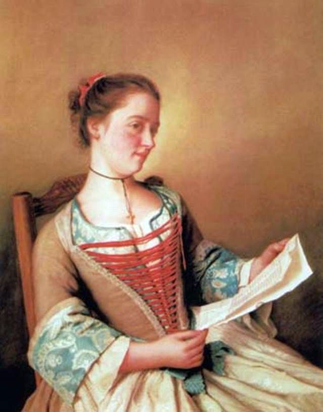 Mademoiselle Lavergne, nièce dartiste   Jean Etienne Lyotard