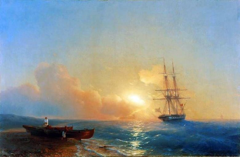 Pêcheurs au bord de la mer   Ivan Aivazovsky