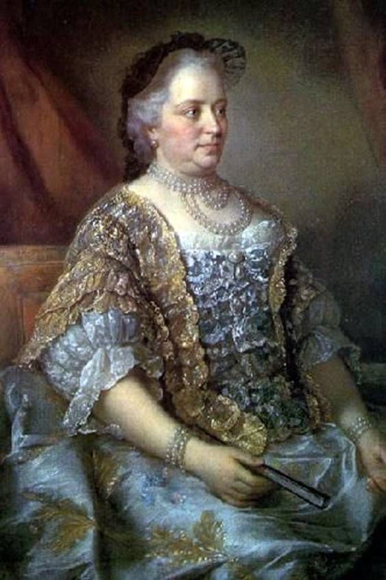 Portrait de limpératrice autrichienne Maria Theresa   Jean Etienne Lyotard