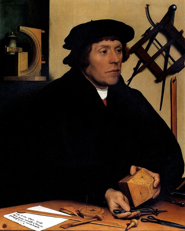 Portrait de lastronome Nikolus Kratzer   Hans Holbein