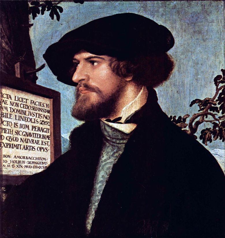 Portrait de Boniface Amerbach   Hans Holbein