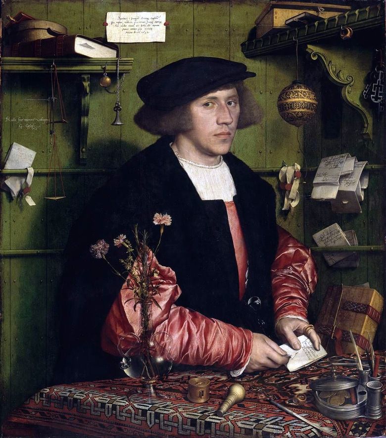 Portrait de Georg Guisse   Hans Holbein