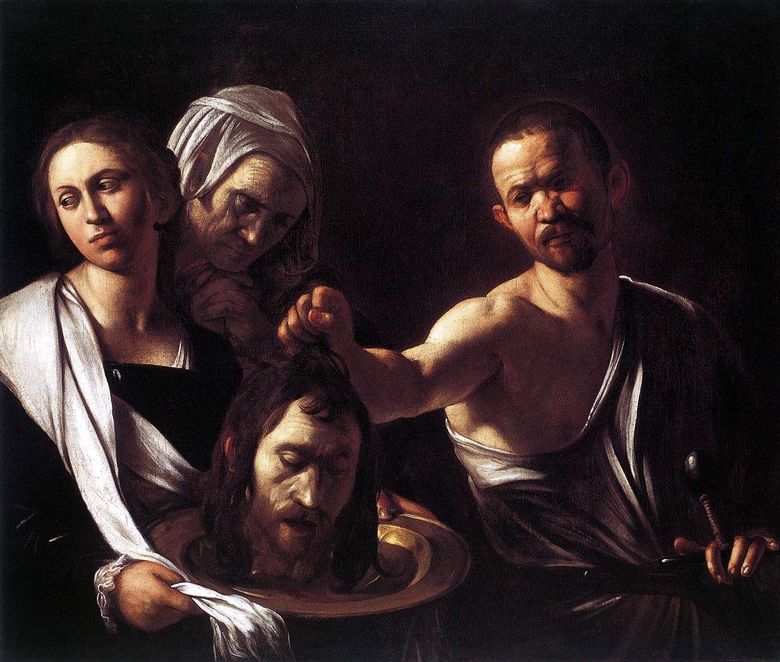 Salomé avec la tête de Jean le Baptiste   Michelangelo Merisi da Caravaggio