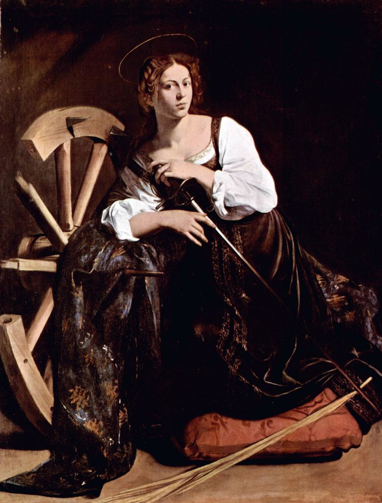 Sainte Catherine dAlexandrie   Michel Ange Merisi da Caravaggio