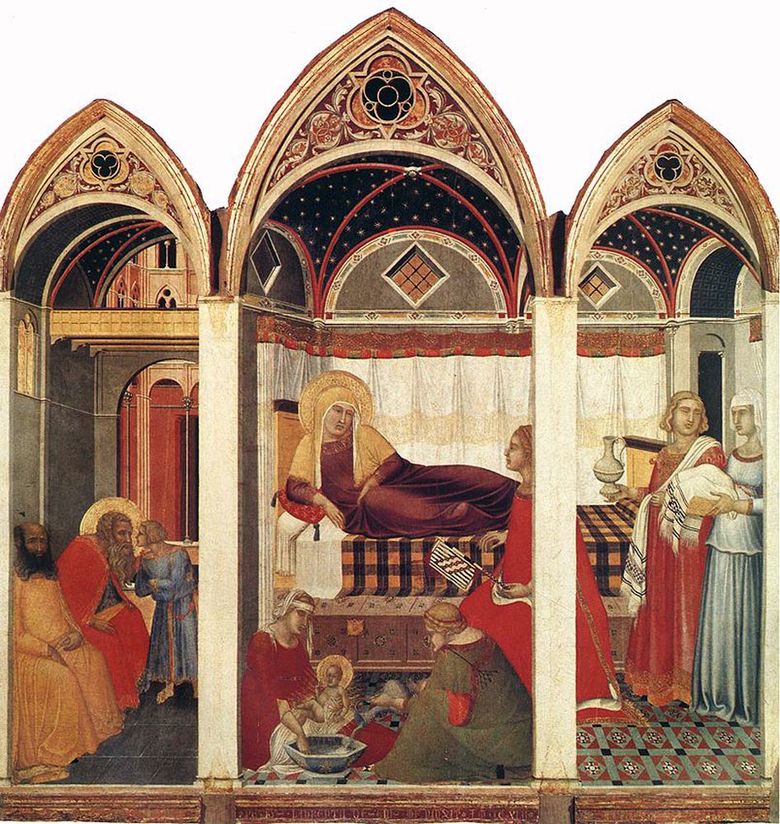 Naissance de Marie   Pietro Lorenzetti