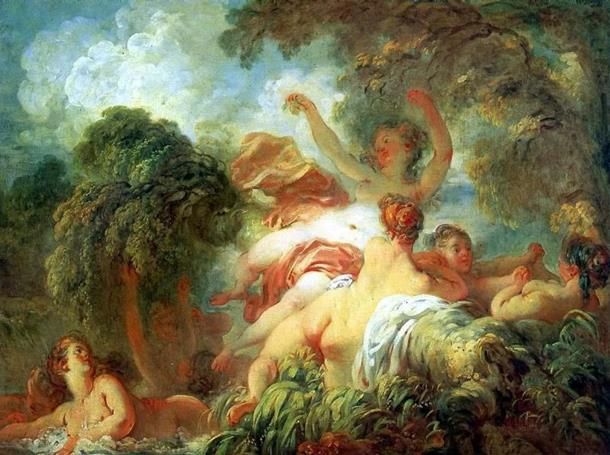 Baigneurs   Jean Honore Fragonard