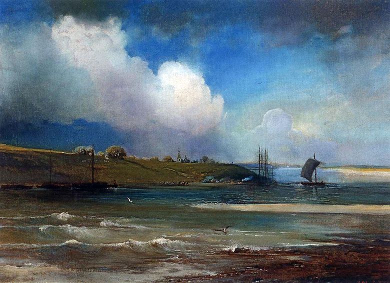 Vue de la Volga près de Yuryevts   Alexey Savrasov