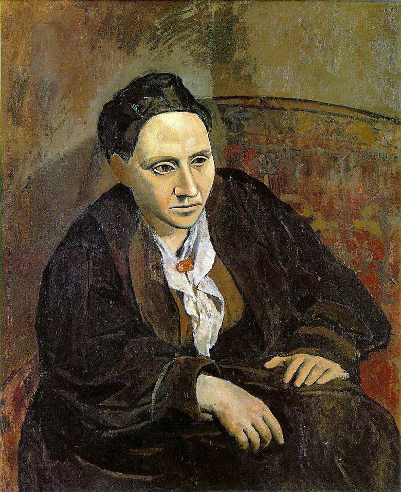 Portrait de Gertrude Stein   Pablo Picasso